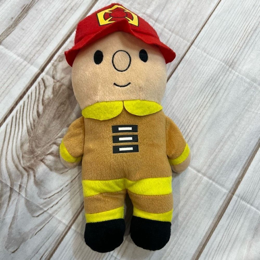 14" Peek-a-boo Firefighter plush stuffie